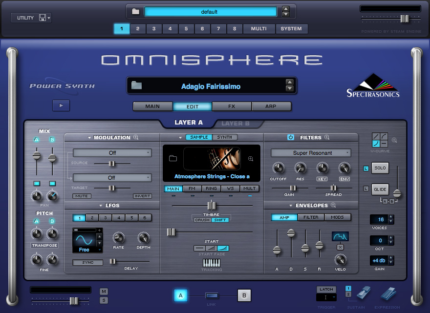 Omnisphere 2 sampling